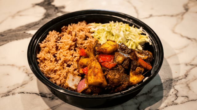 Pineapple Brown Chicken Bowl.