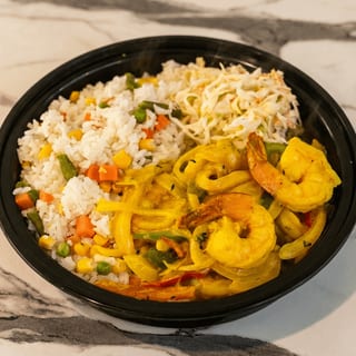 Curry Coconut Shrimp Bowl