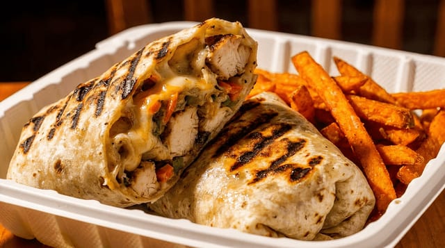 Jerk Mahi-Mahi Wrap.